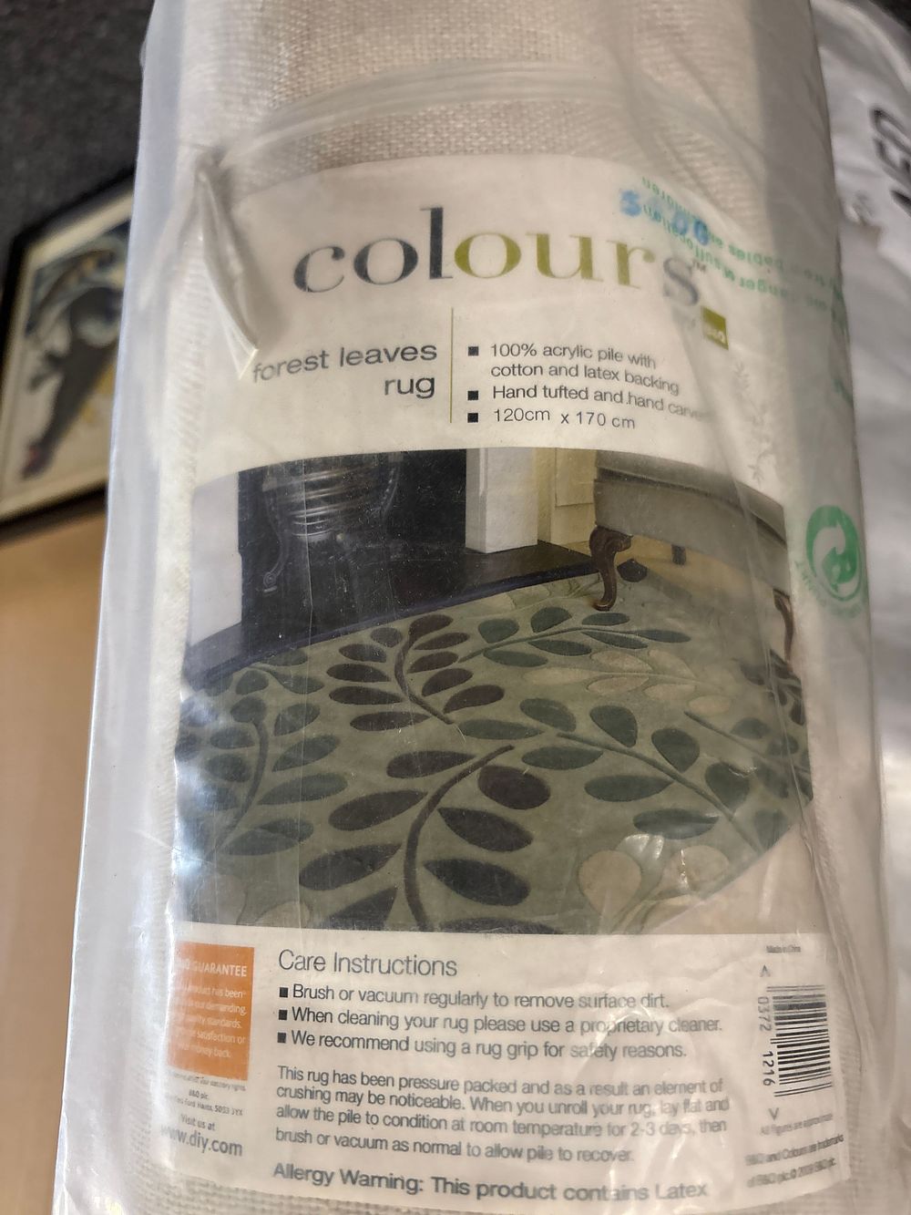 Lot 215: New Sealed Colours Rug