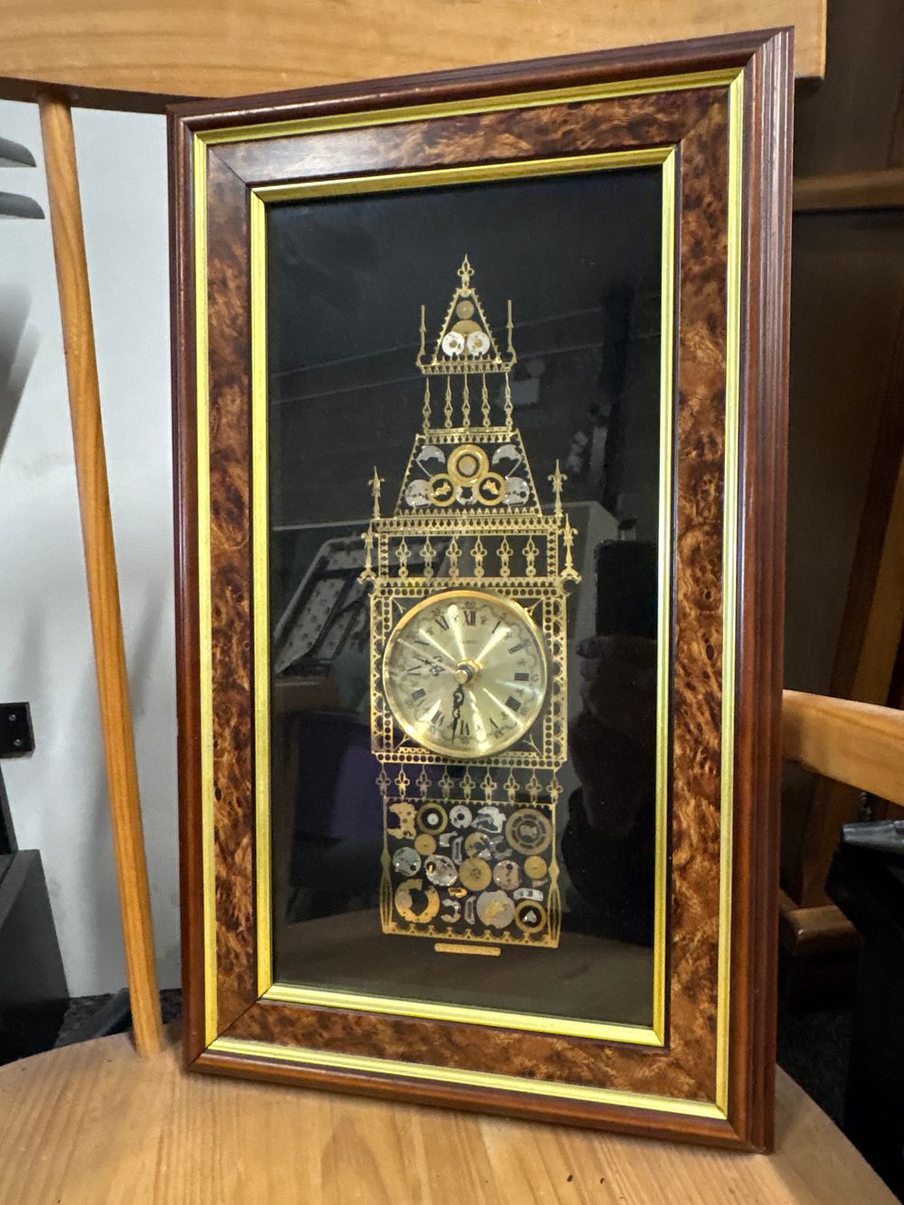 Lot 243: Hand Crafted Clock. 12 x 20 inches Approx