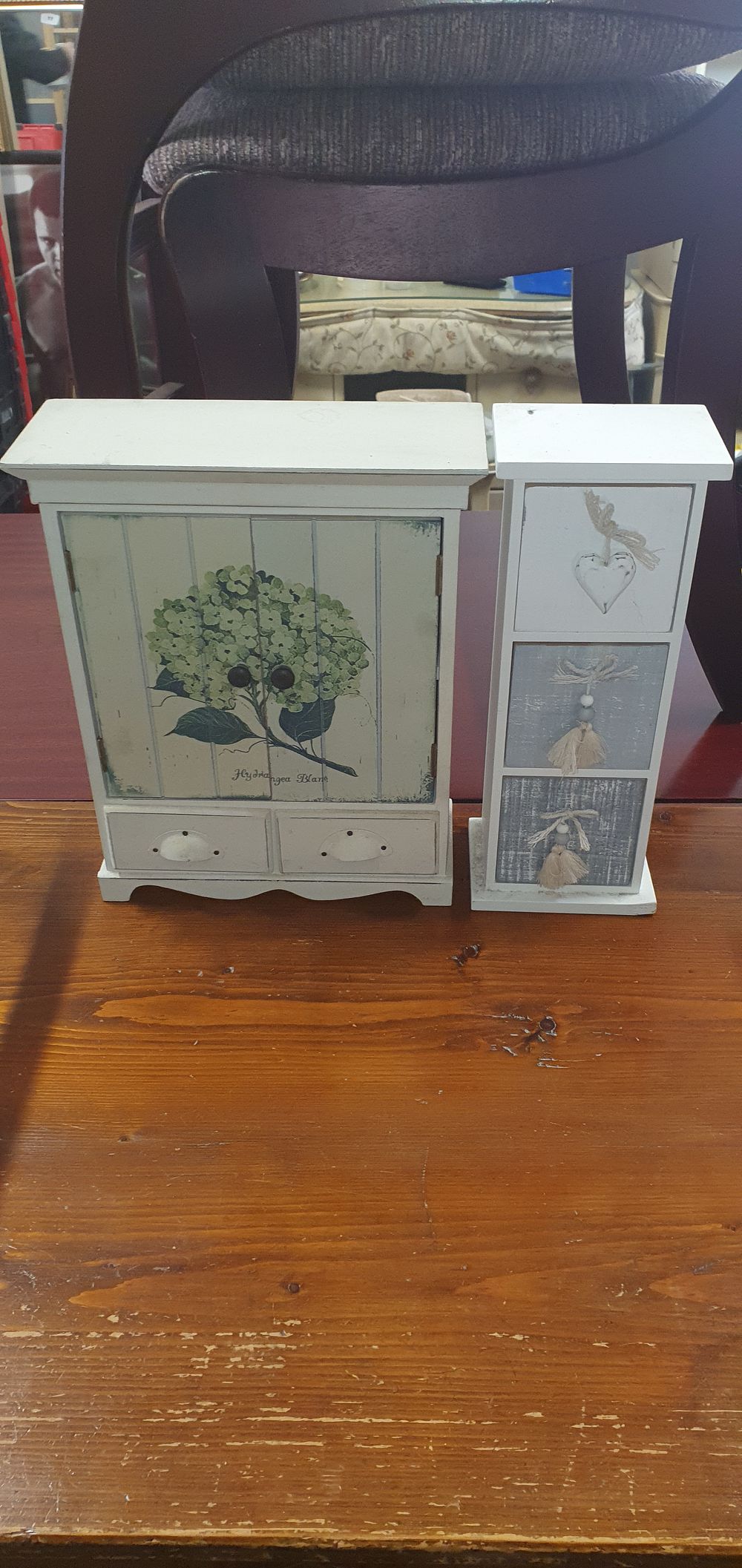 Lot 158: Mini wooden storage drawers