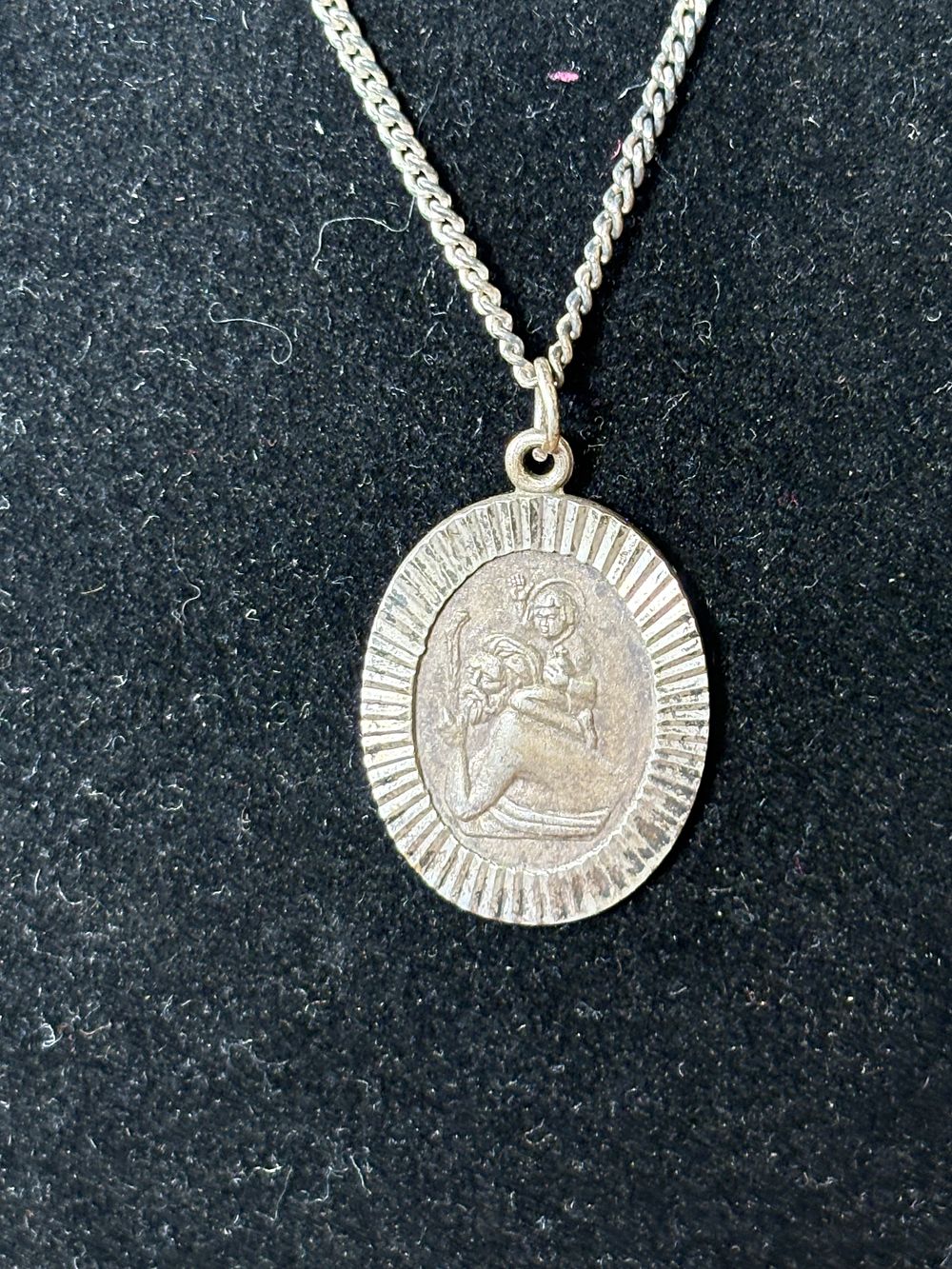 Lot 173: Sterling Silver St. Christopher