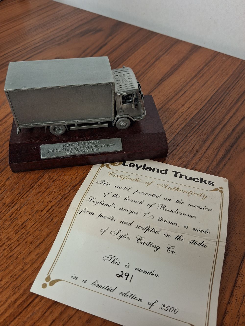 Lot 175: Leyland Trucks RoadRunner Model 291