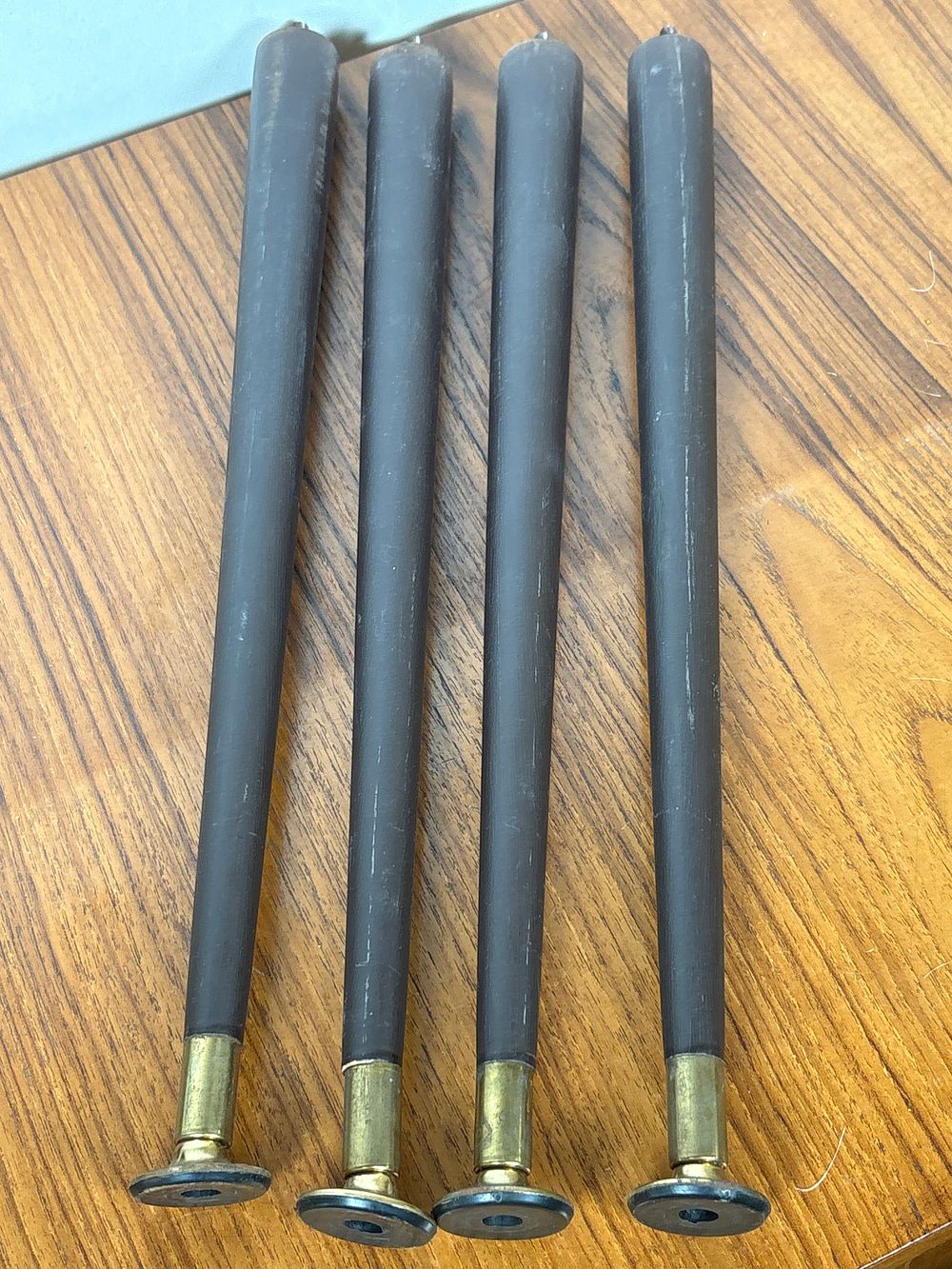 Lot 184: Mid century Set of 4 Furniture Legs