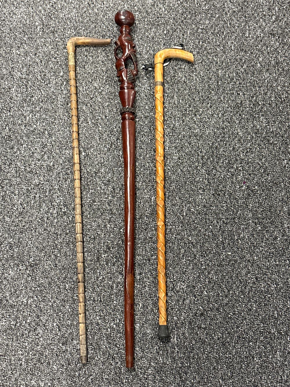 Lot 194: Three Walking Sticks