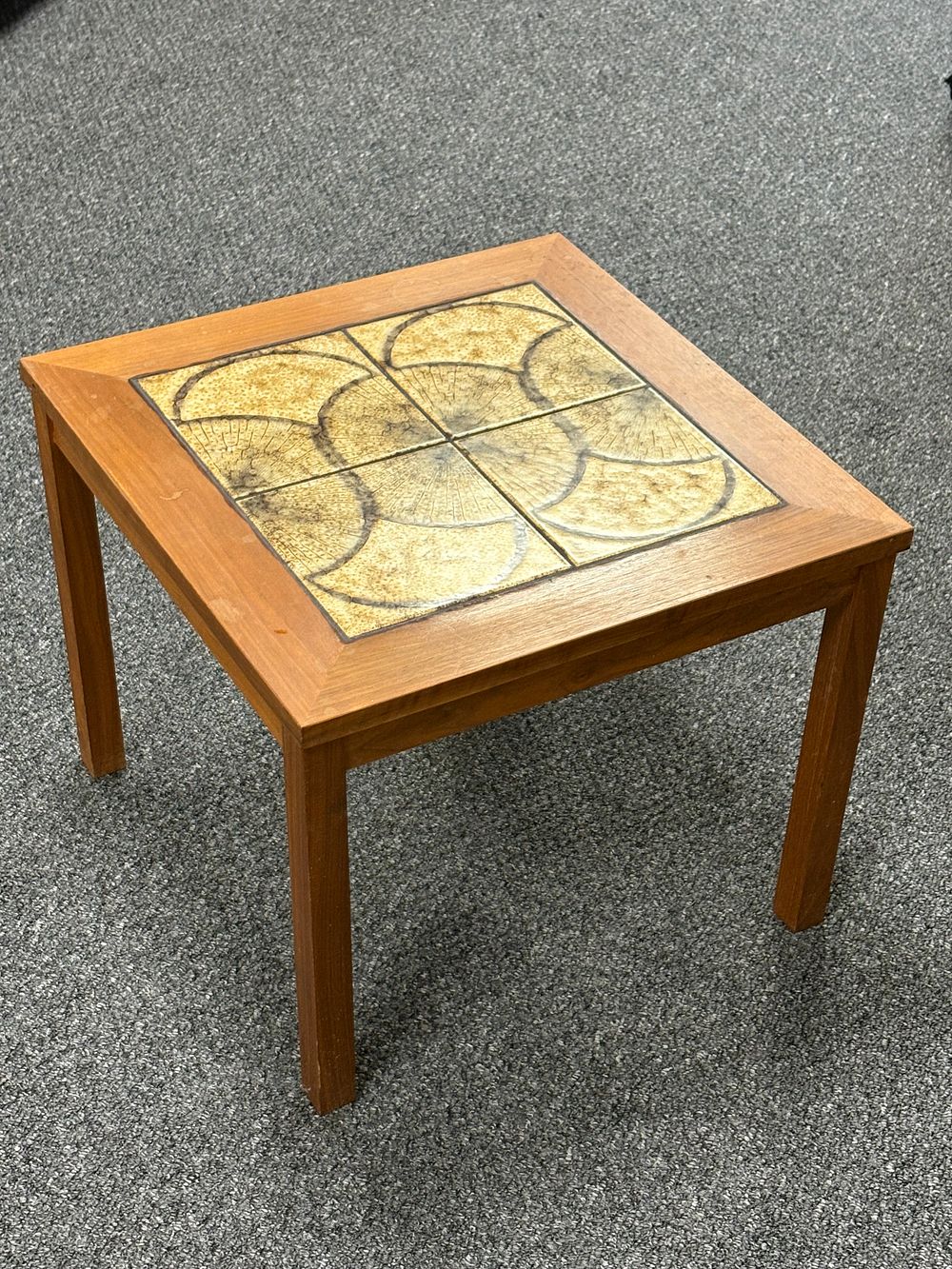 Lot 19: Mid Century Modern Square tiled table