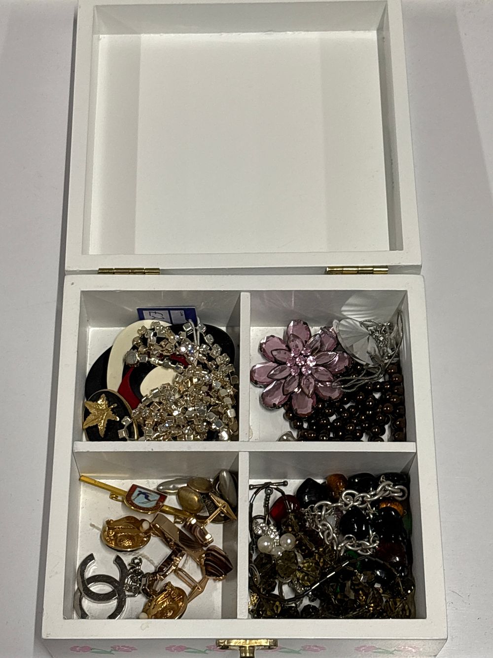 Lot 92: Decorative Compartmented box