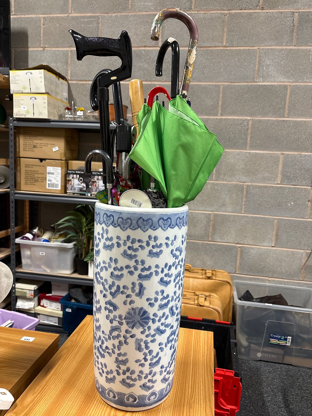 Lot 170: Large Ceramic Stick Stand