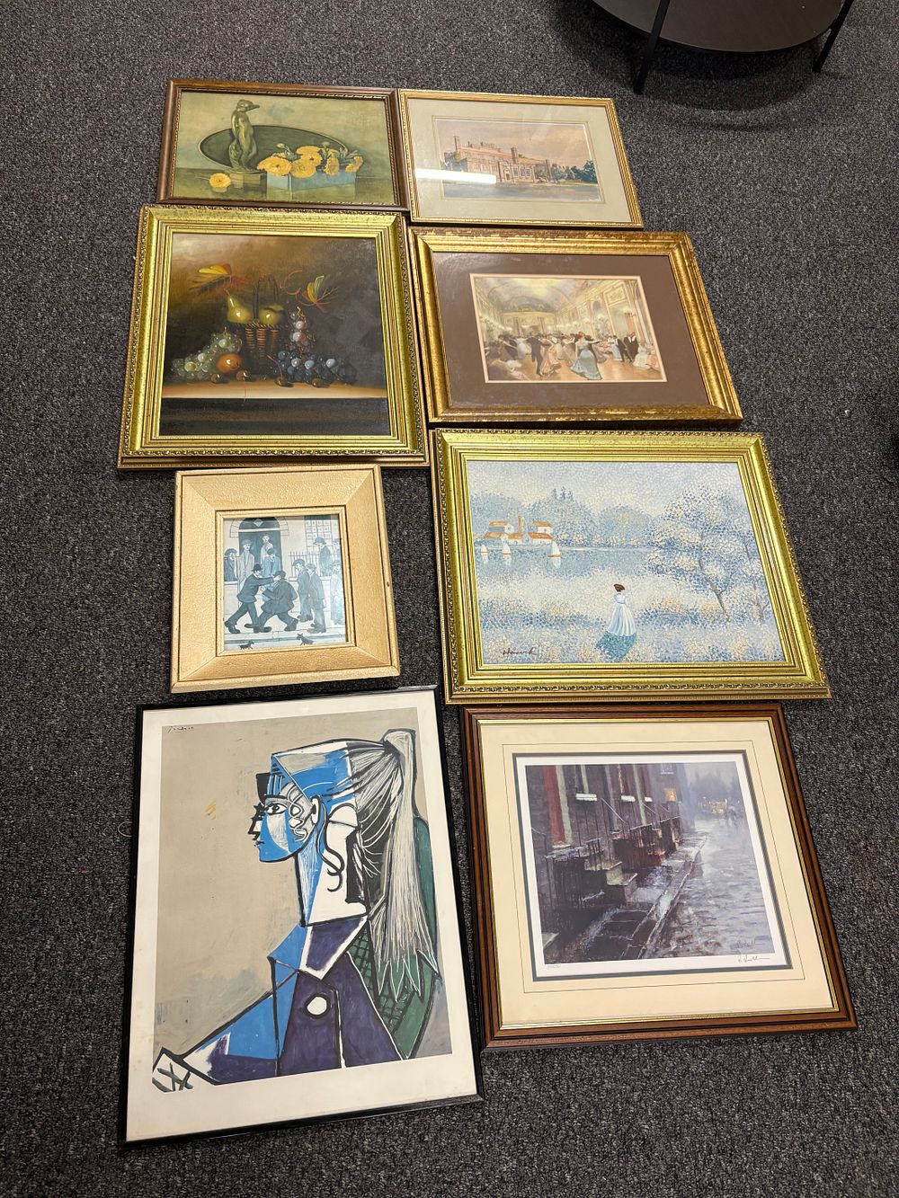 Lot 186: This was originally Eight Pictures includes Original Oils . We have added more to this lot since lotting it.