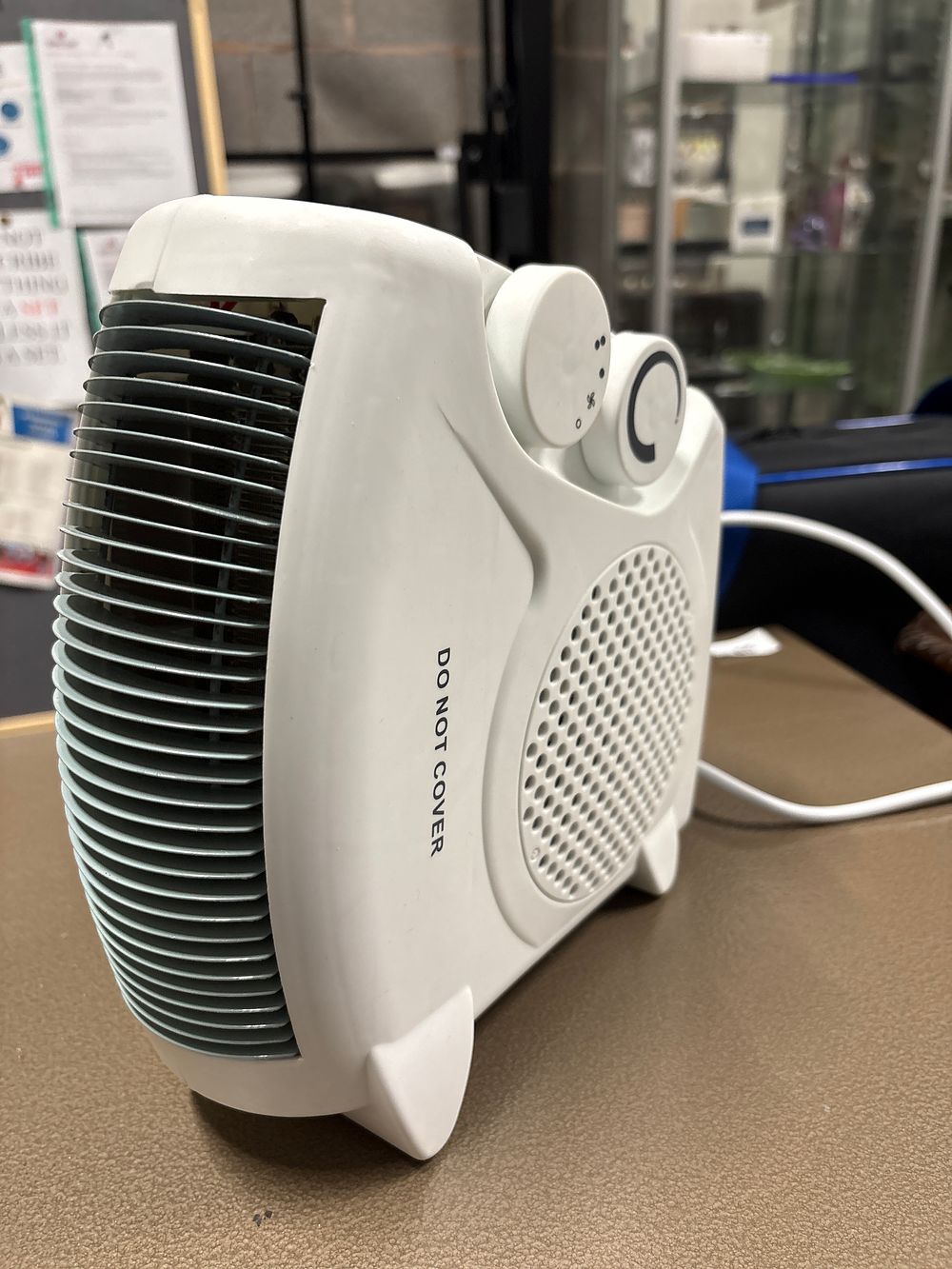 Lot 187: Rhino Fan Heater. as puctured