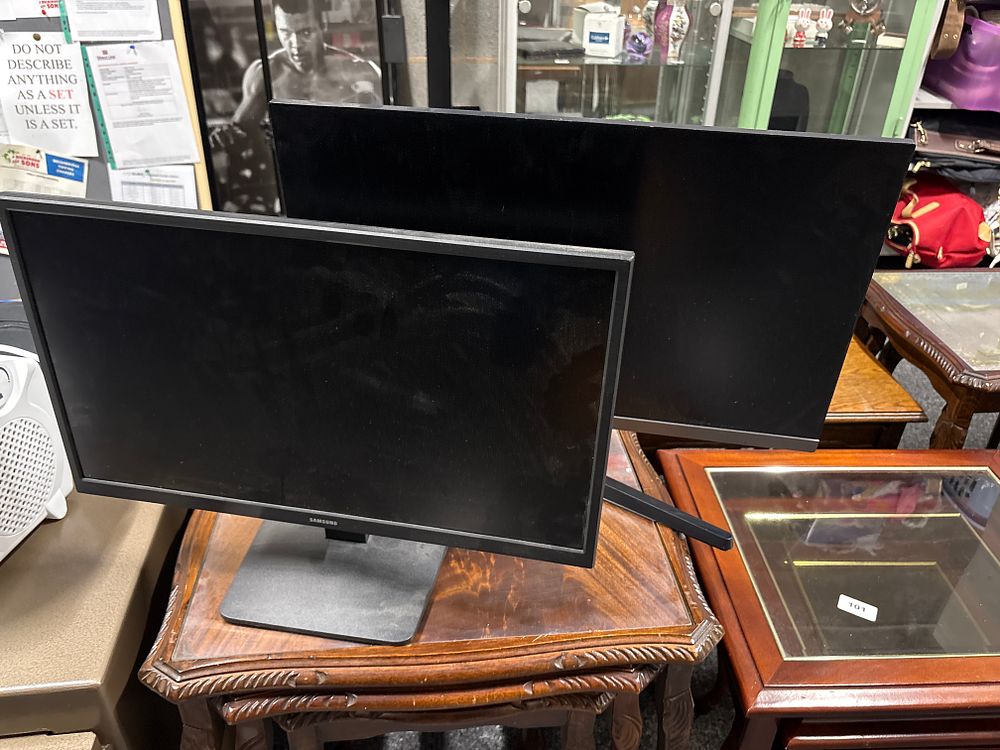 Lot 191: Two Samsung HD monitors