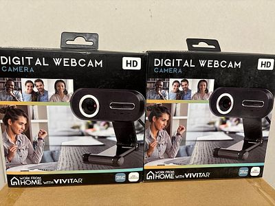 10 Vivitar Brand New Sealed Webcams . Vivid HD as pictured