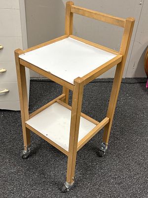 Two Tier Trolley. As pictured . The removable wheels are worth a fiver!