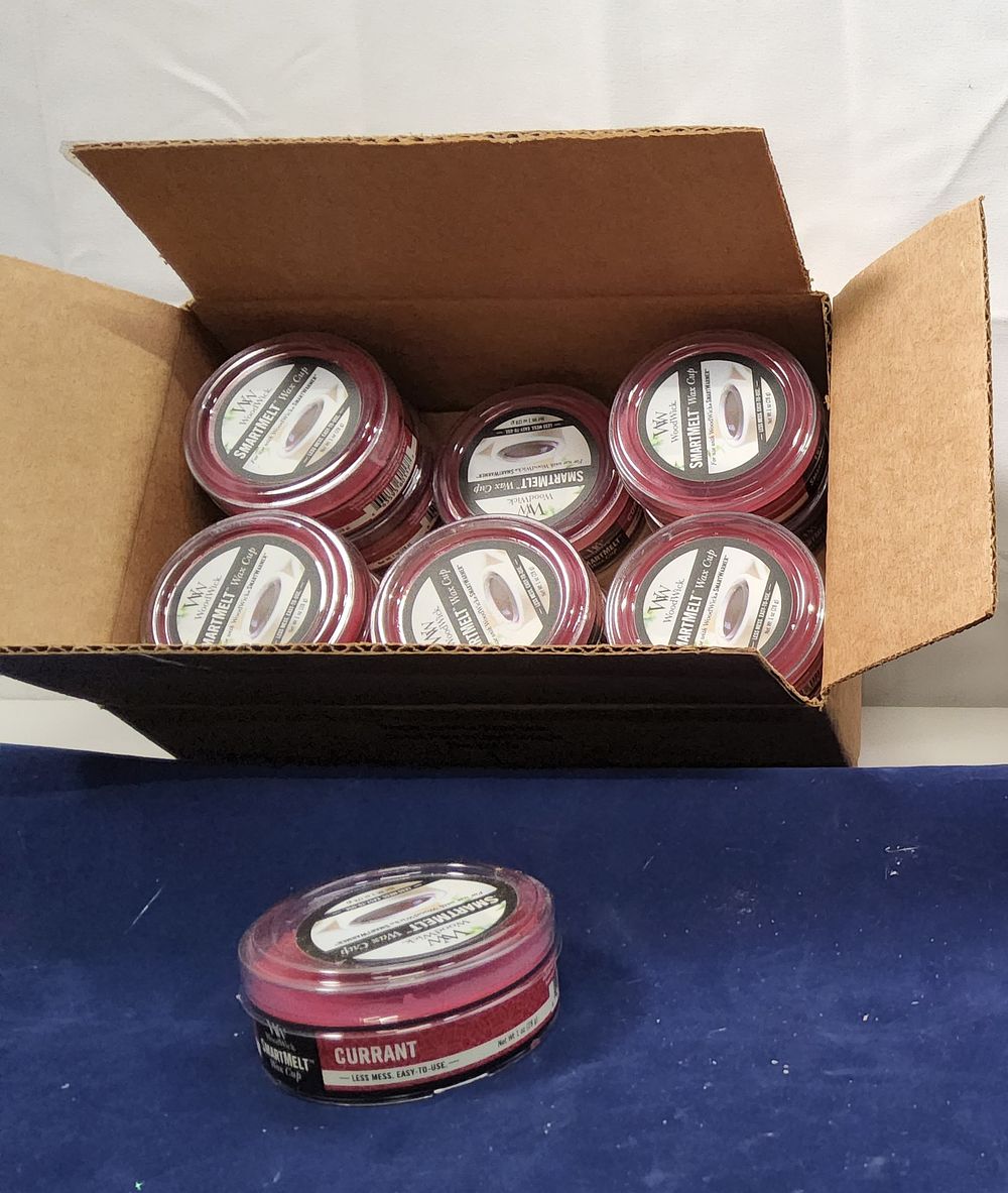 Lot 158: Wood wick "Smart Melt" wax cups