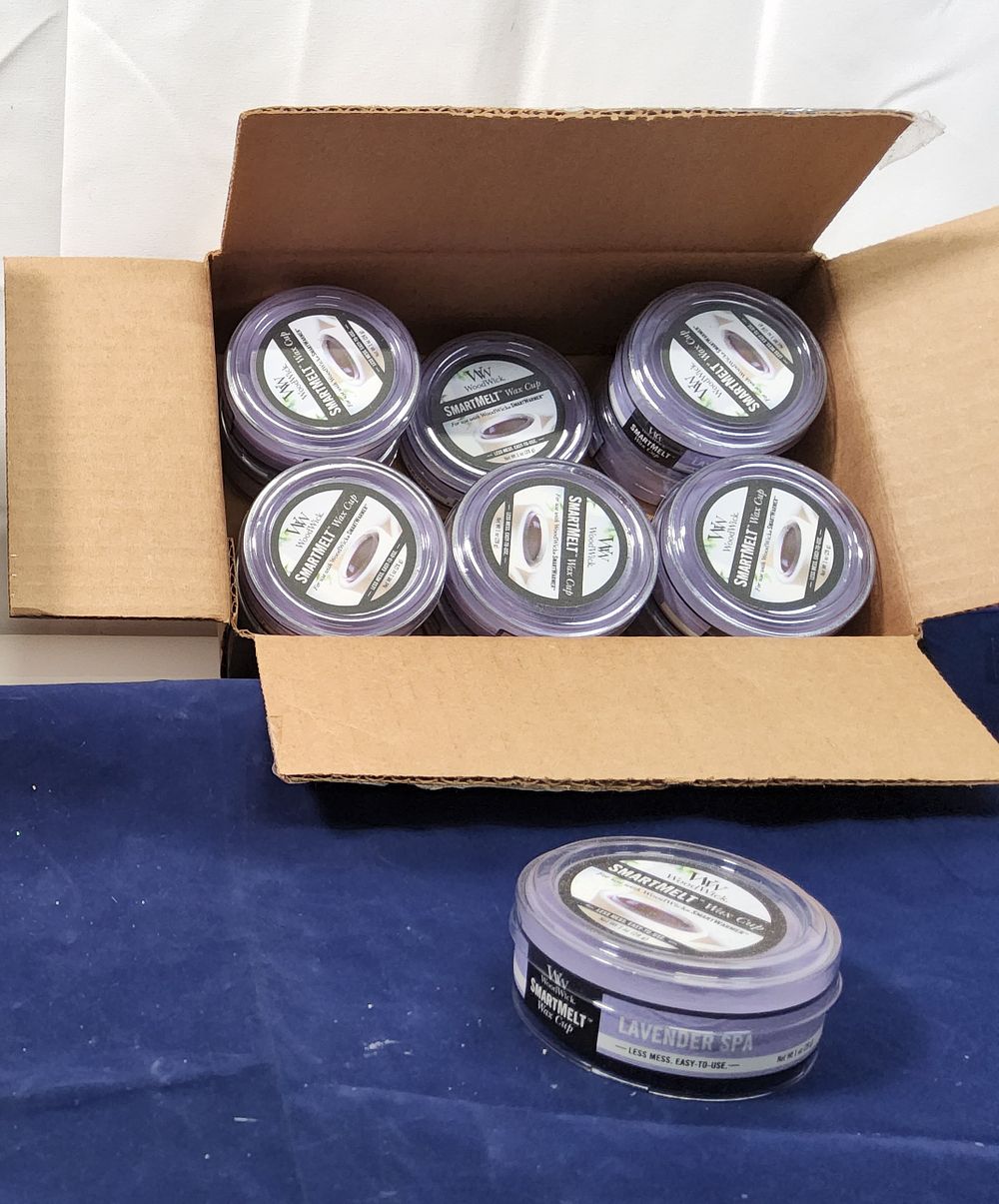 Lot 159: Wood wick "Smart Melt" wax cups