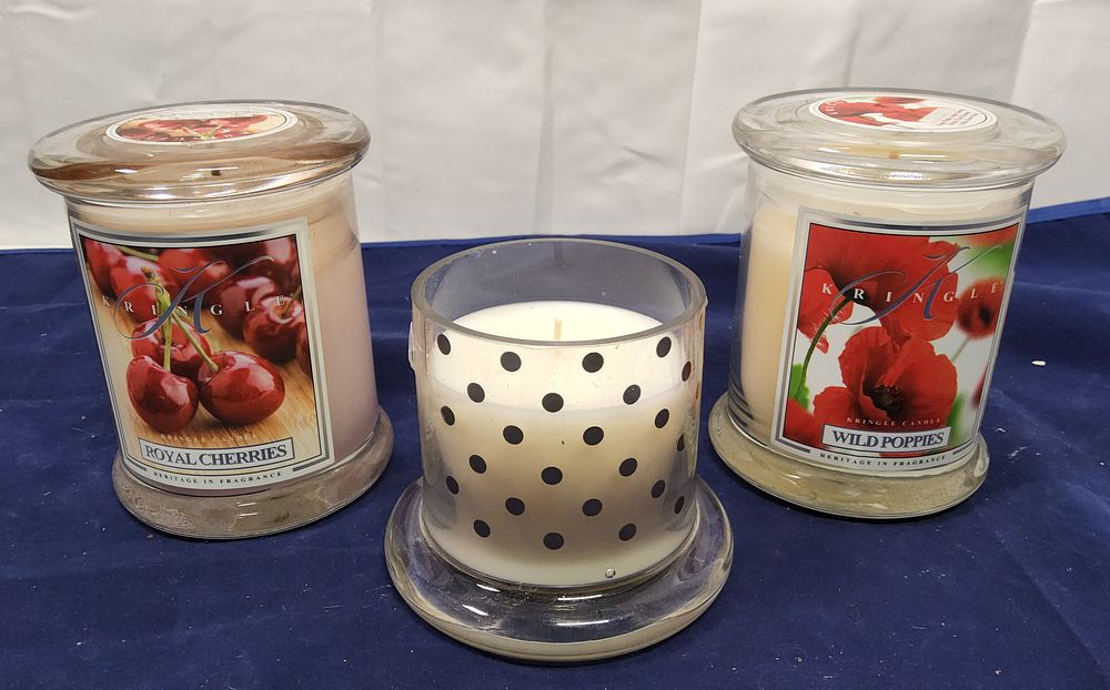 Lot 170: Various Candles x 3