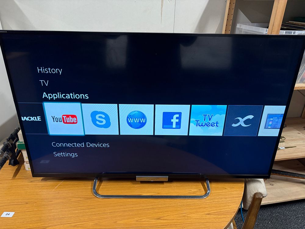 Lot 193: Sony Bravia 42 inch WiFi TV