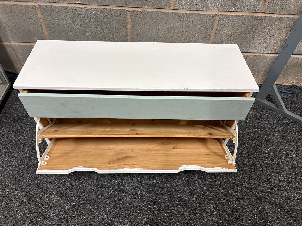Lot 147: Shoe Cupboard with Drawer