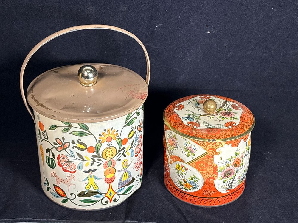 Lot 173: Two Vintage Biscuit Tins