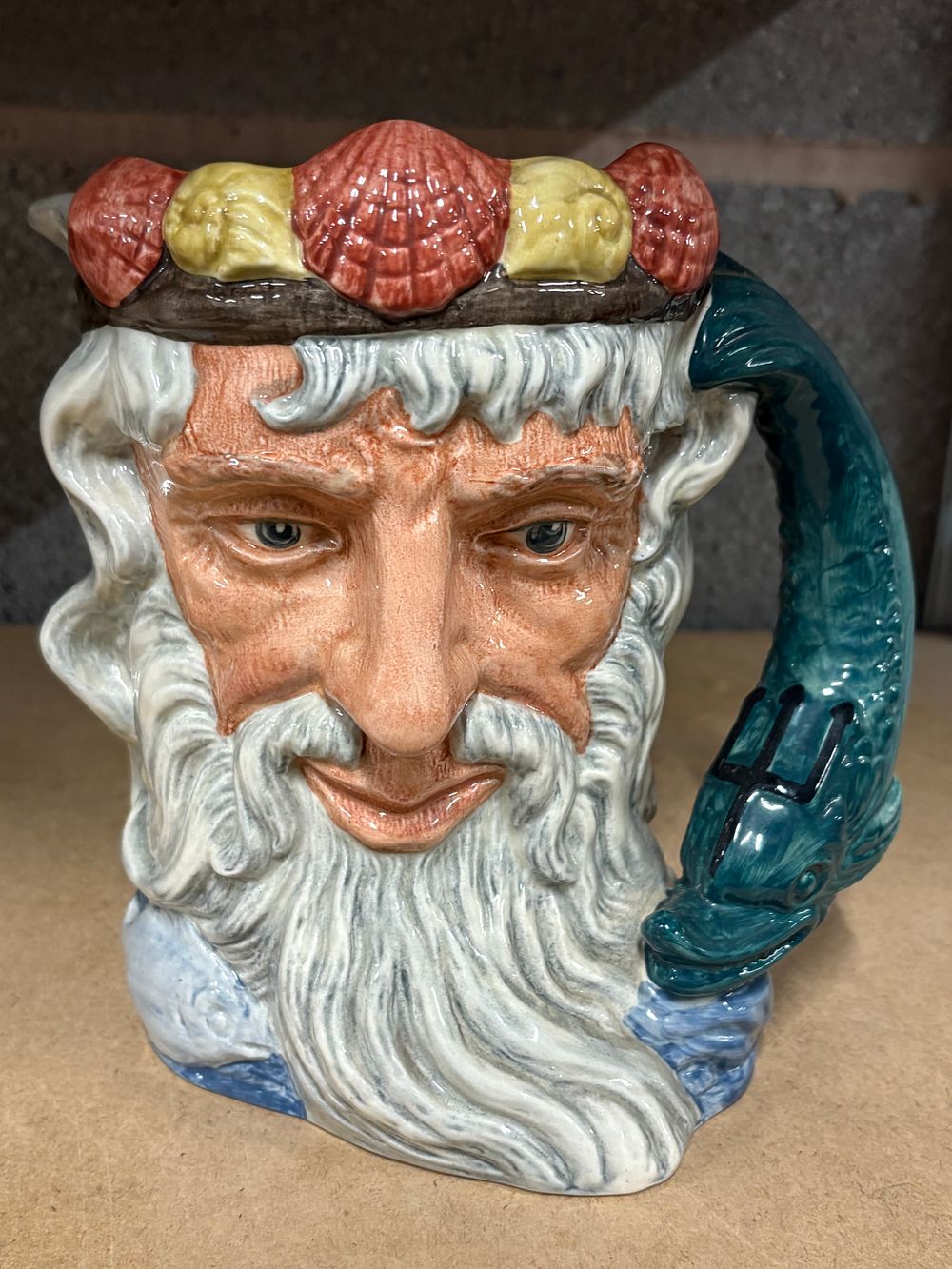 Lot 258: Royal Doulton Large Neptune Character Jug