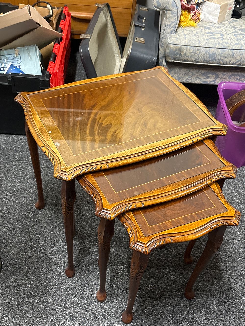 Lot 237: Nest of 3 Tables