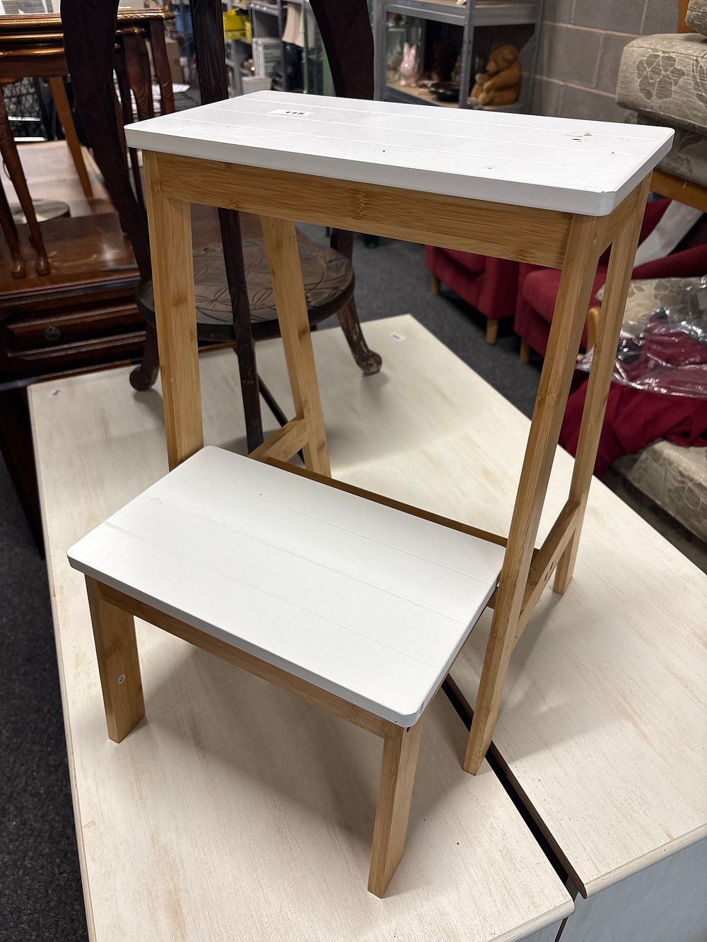 Lot 115a: Modern metamorphic Stool / Step up
