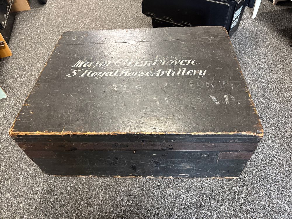 Lot 242: Antique Boer War Military Chest