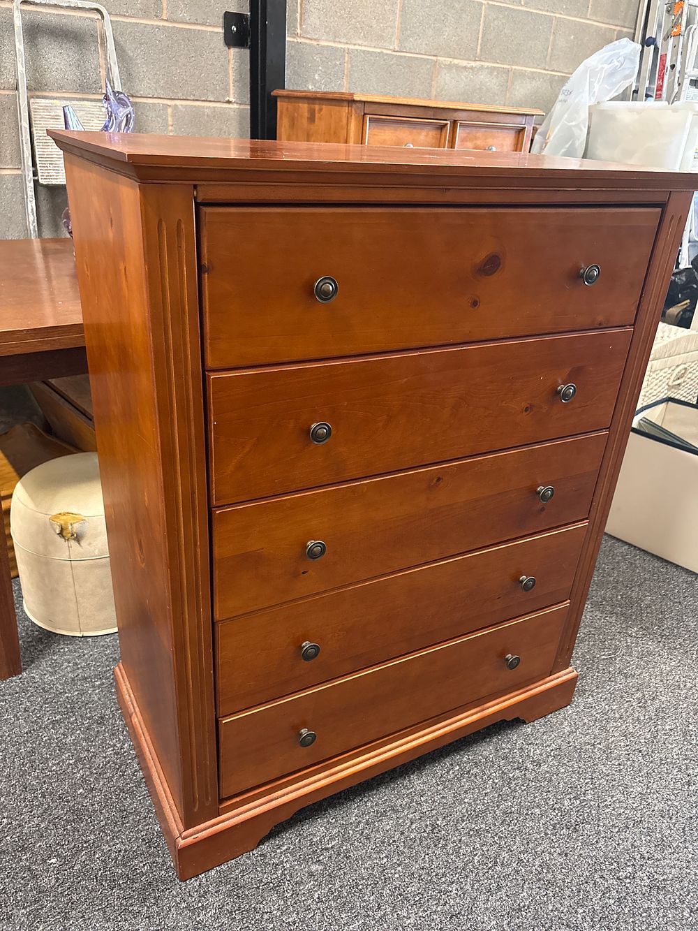 Lot 243: Tidy Chest of 5 Drawers