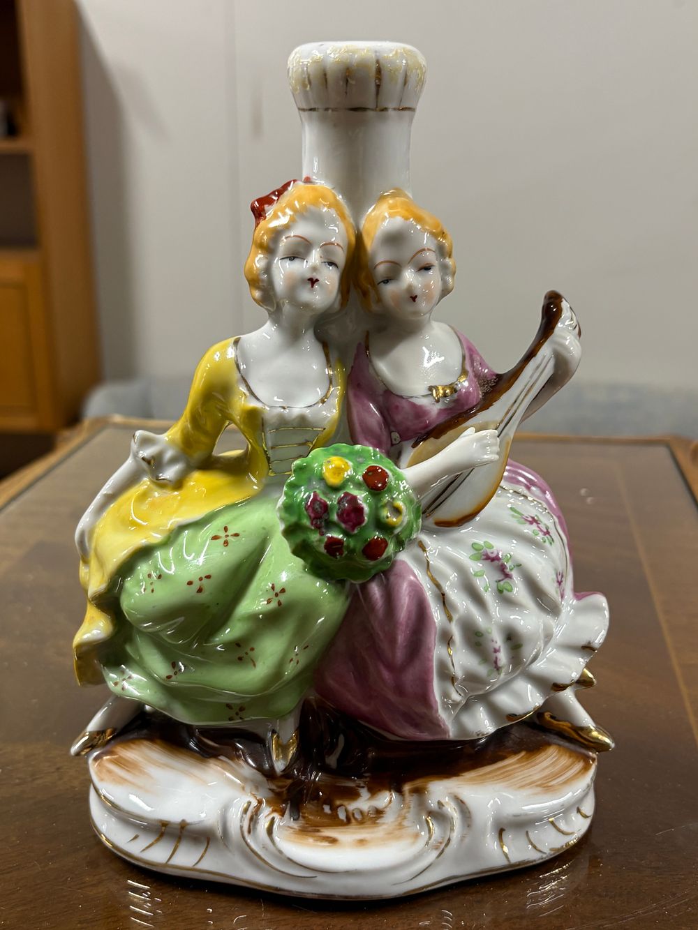 Lot 264: German Porcelain Lamp Base