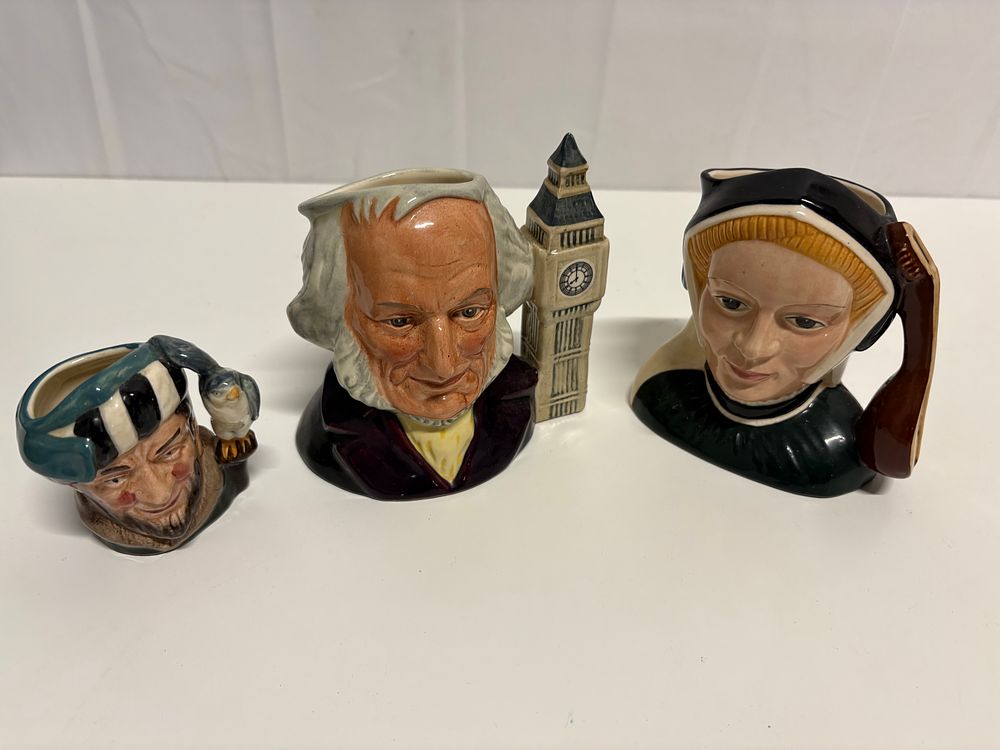 Lot 190a: Three Royal Doulton Character Jugs