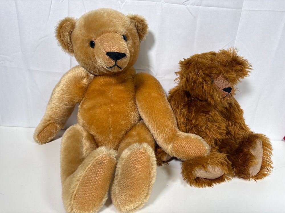 Lot 268: Two Articulated Teddy Bears