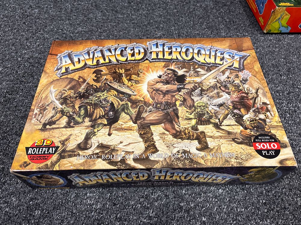 Lot 279: Retro Advanced Heroquest Game As Found .