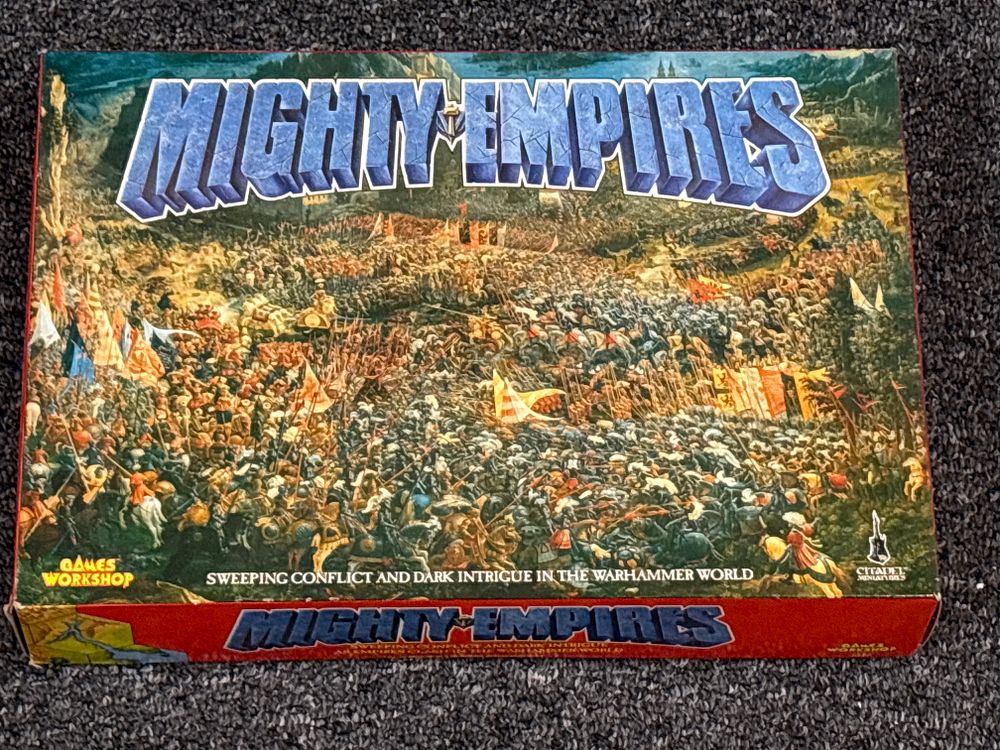 Lot 280: Retro Mighty Empires Roleplay Game. As found