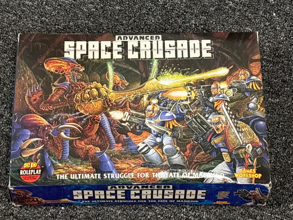 Lot 281: Retro Advanced Space Crusade Roleplay Game , As Found.