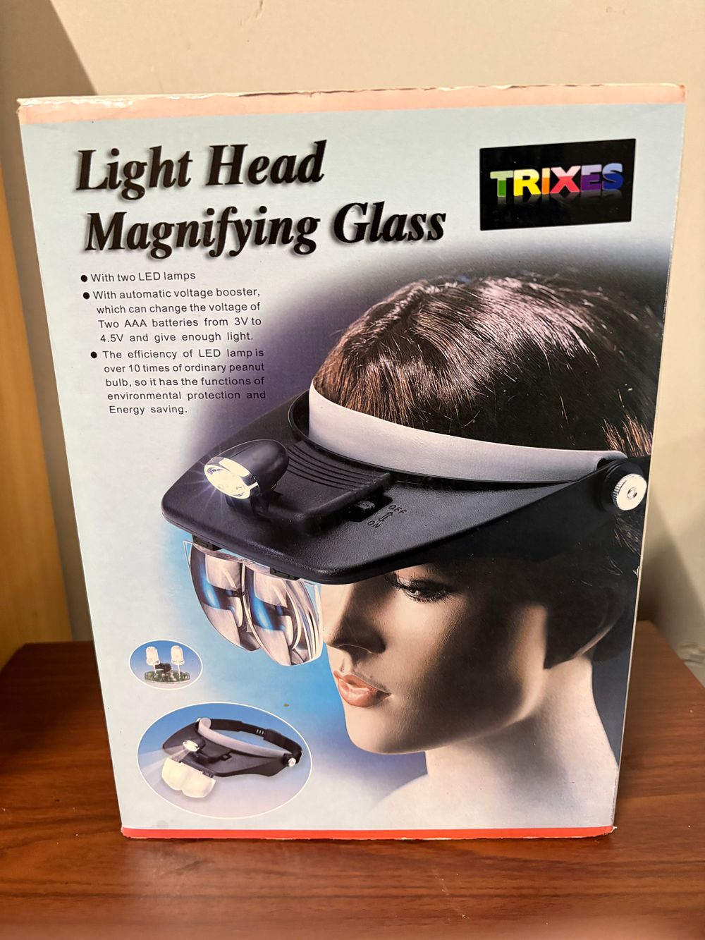 Lot 284: Boxed new Trixes Head Light glasses