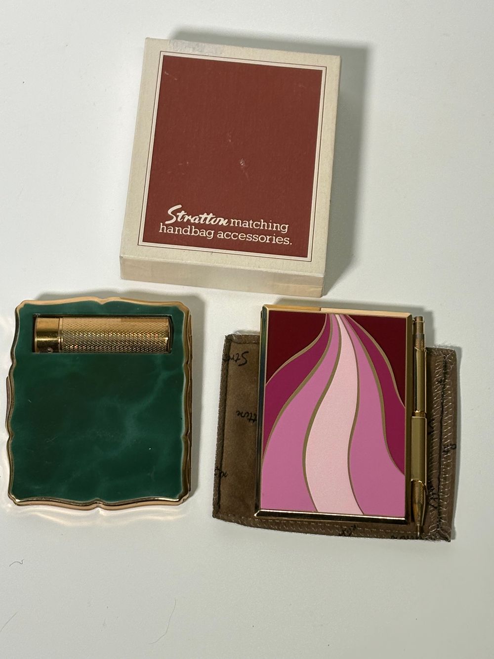 Lot 216a: Stratton Compact and Notebook