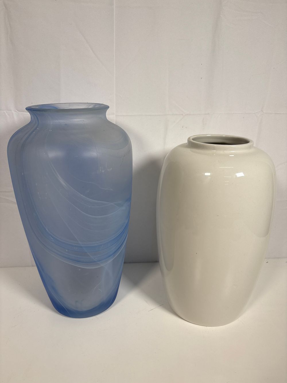 Lot 23b: Two Large Vases
