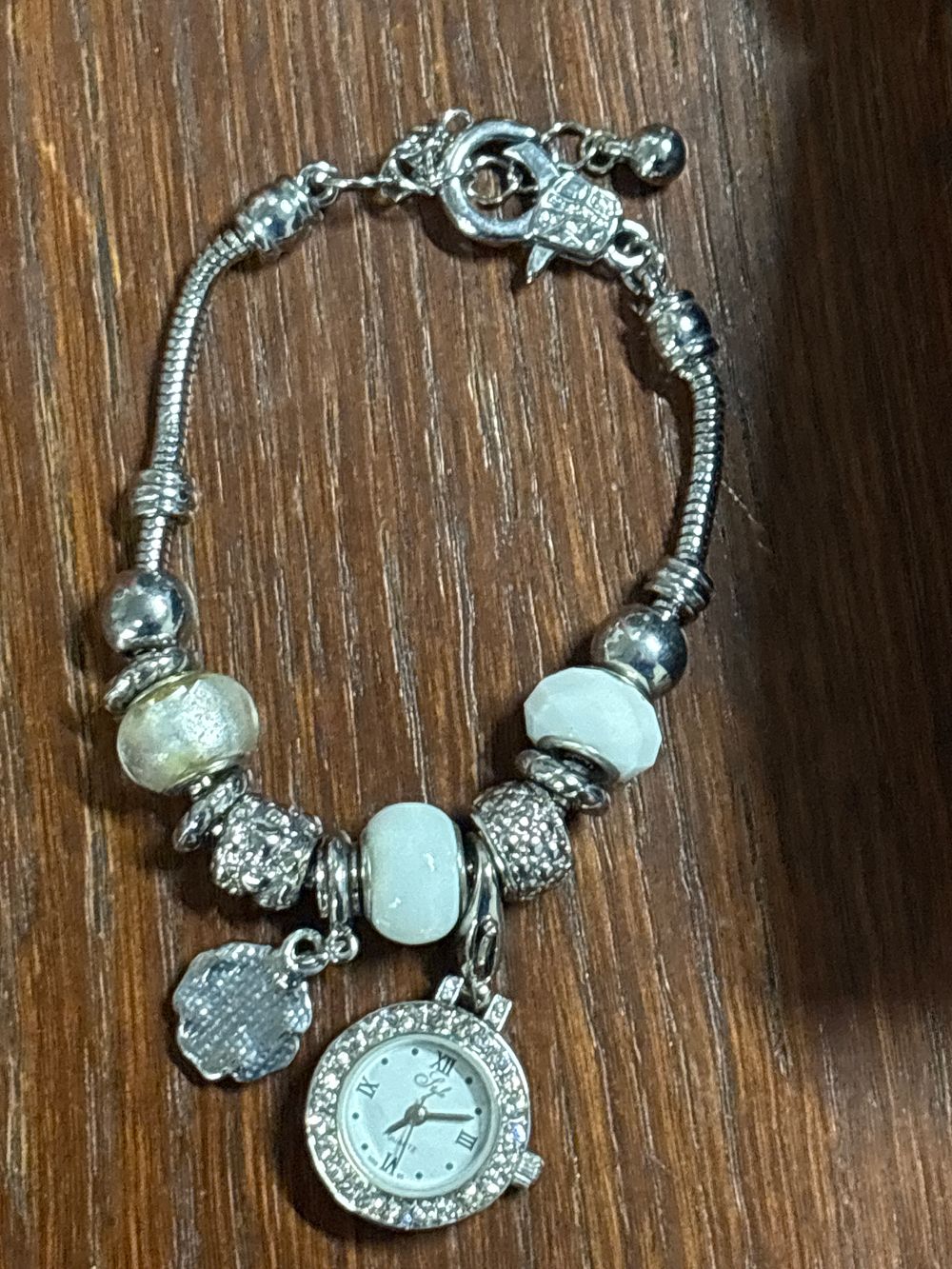 Lot 203a: Charm Bracelet With Watch