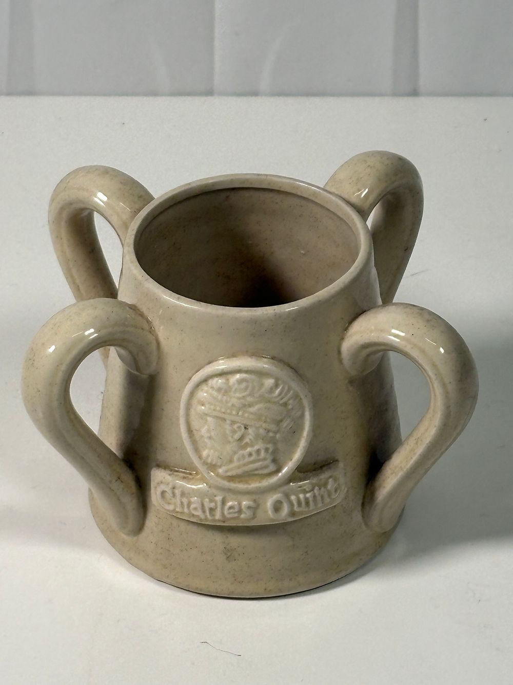 Lot 156a: Quirky 4 Handled Mug