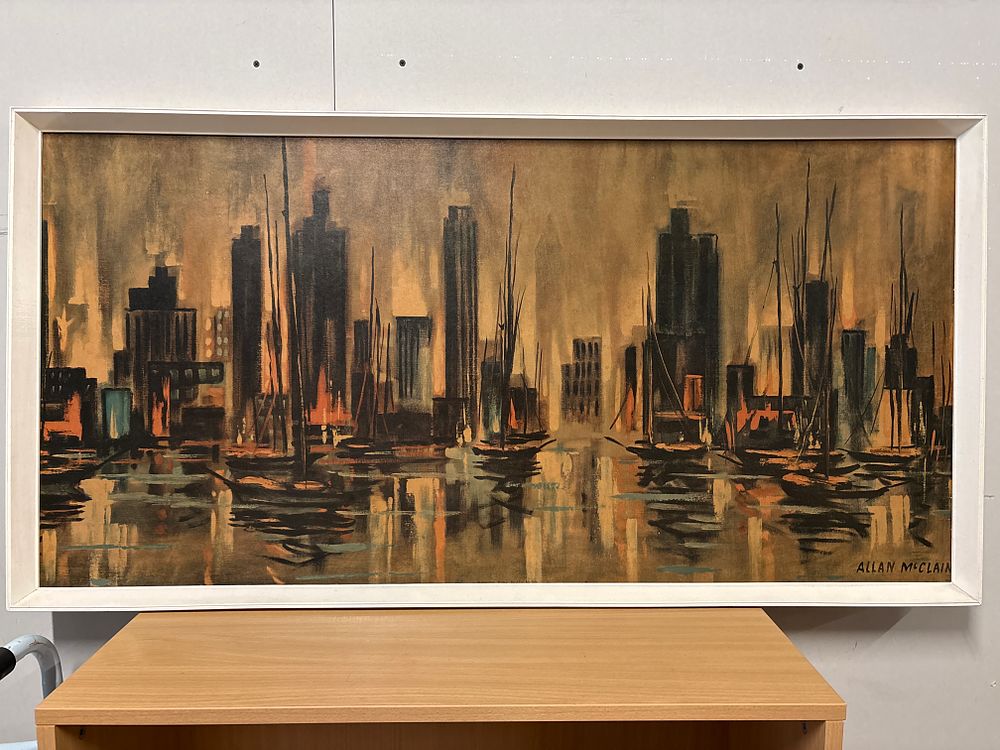 Lot 4a: Large Mid Century Allan McClain Print