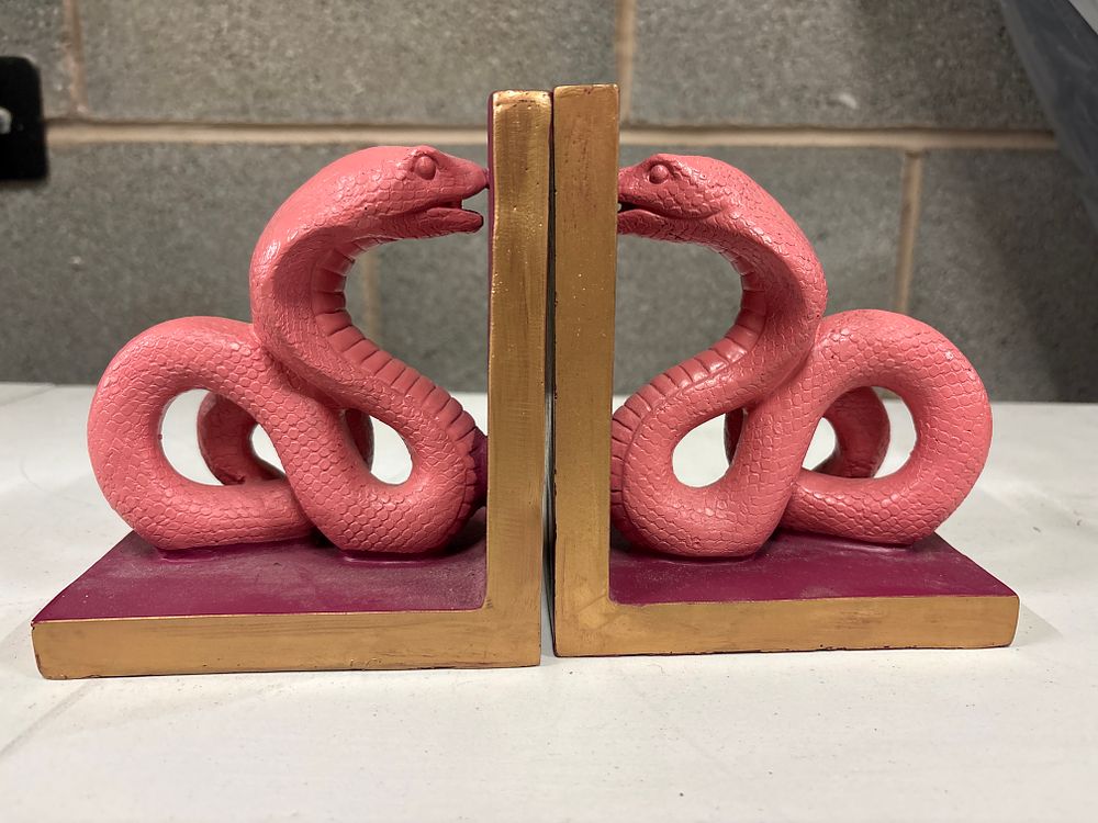 Lot 245a: Pair of Siobhan Murphy Book Ends