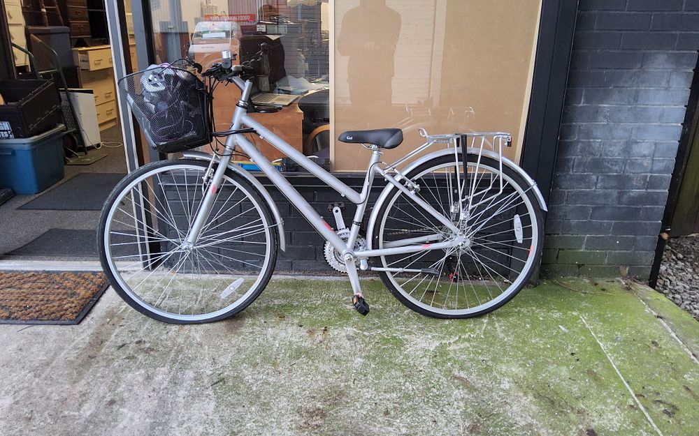 Lot 167: Adult Bicycle..."ACTIV". And Accessories.