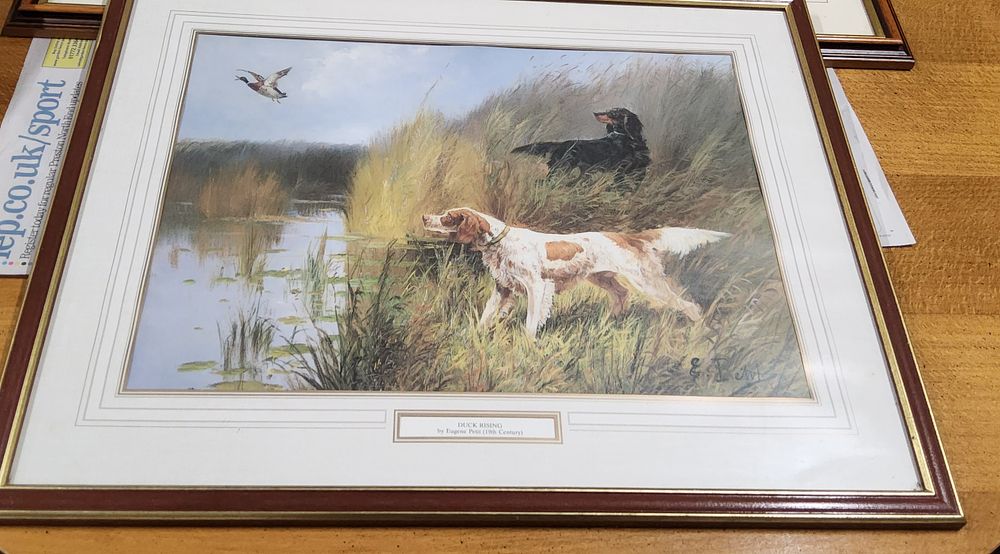 Lot 171: 2 x Rural scene hunting prints