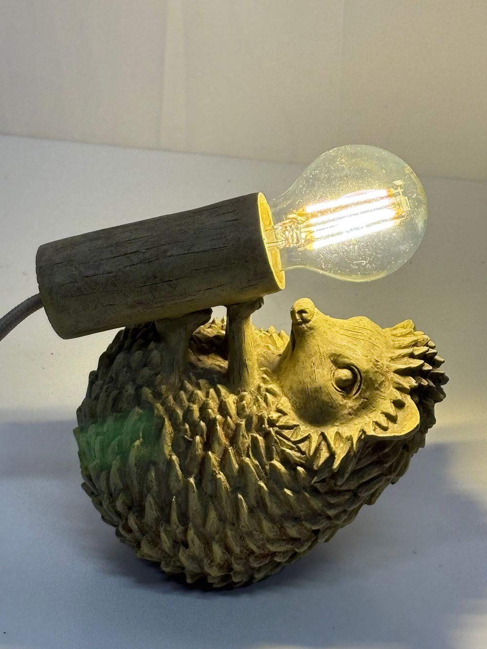 Lot 196: Hedgehog Lamp
