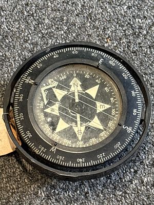 Large Heath Marine Gimballed Bosun Compass. 6 inch diameter.