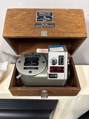 Boxed Vintage Precision Aneroid Barometer. As pictured