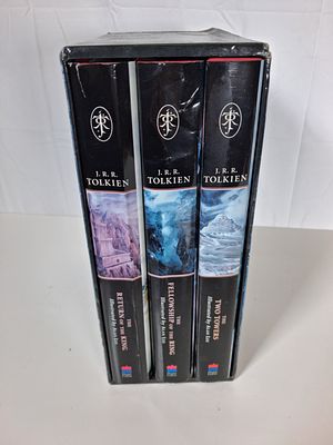 Lord Of The Rings hardback box set and The Hobbit hardback . Great condition