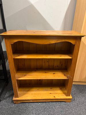Nice Pine Shelving Unit . Measures 34 x 12 x 40 inches approx