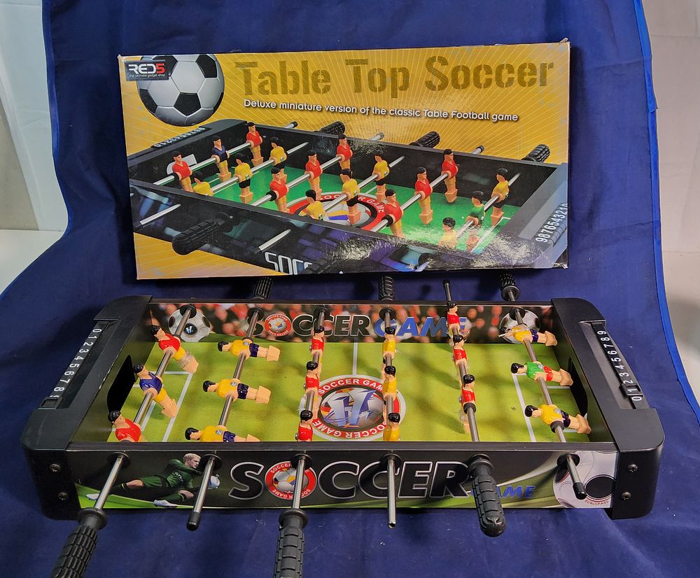 Lot 236: Small table top Fuzeball game as pictured.