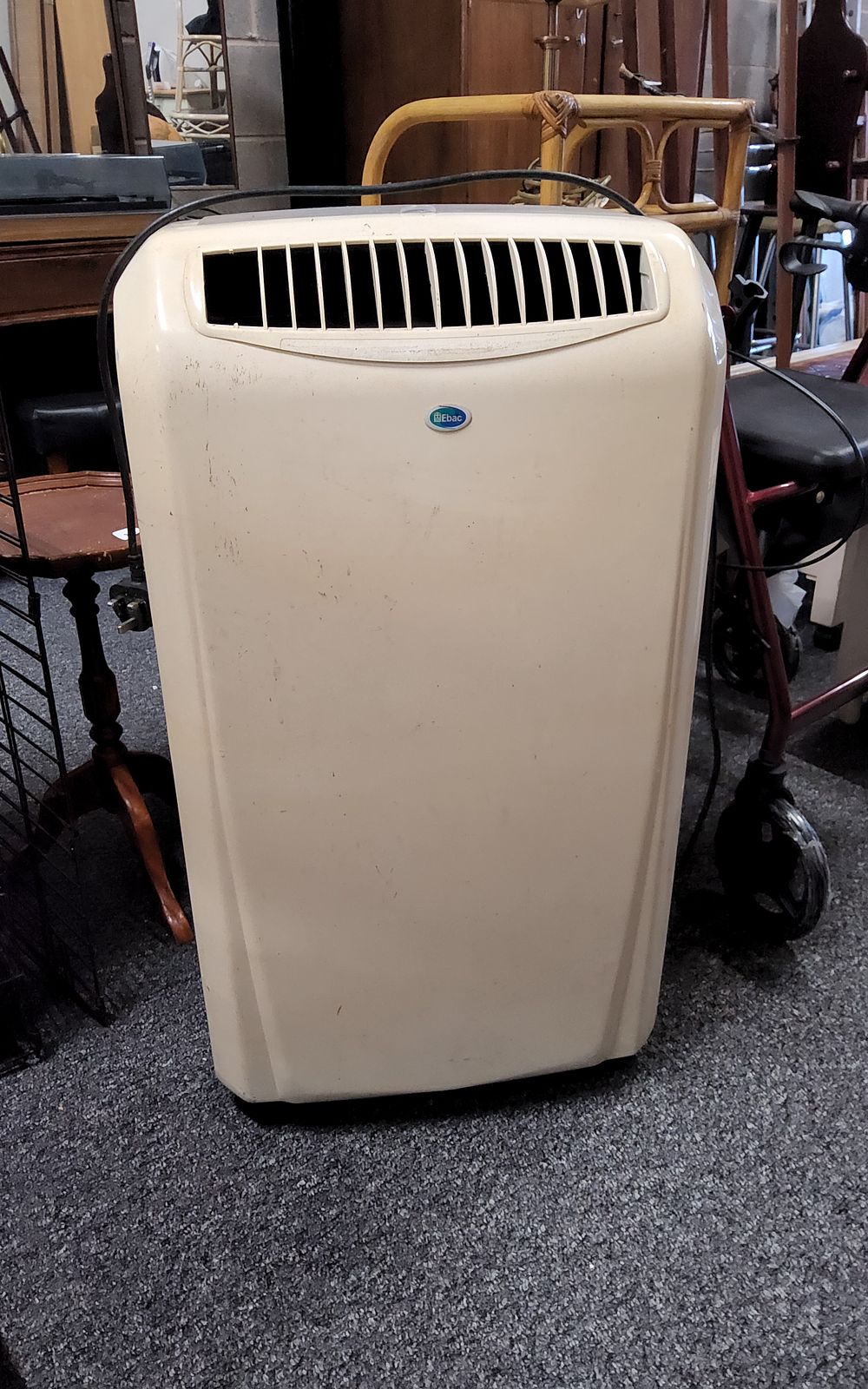 Lot 275: Ebac AM9E portable air conditioner unit.