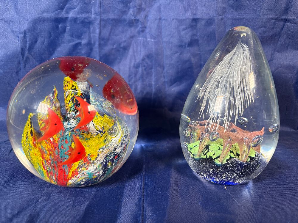 Lot 158: Two Large Paper Weights