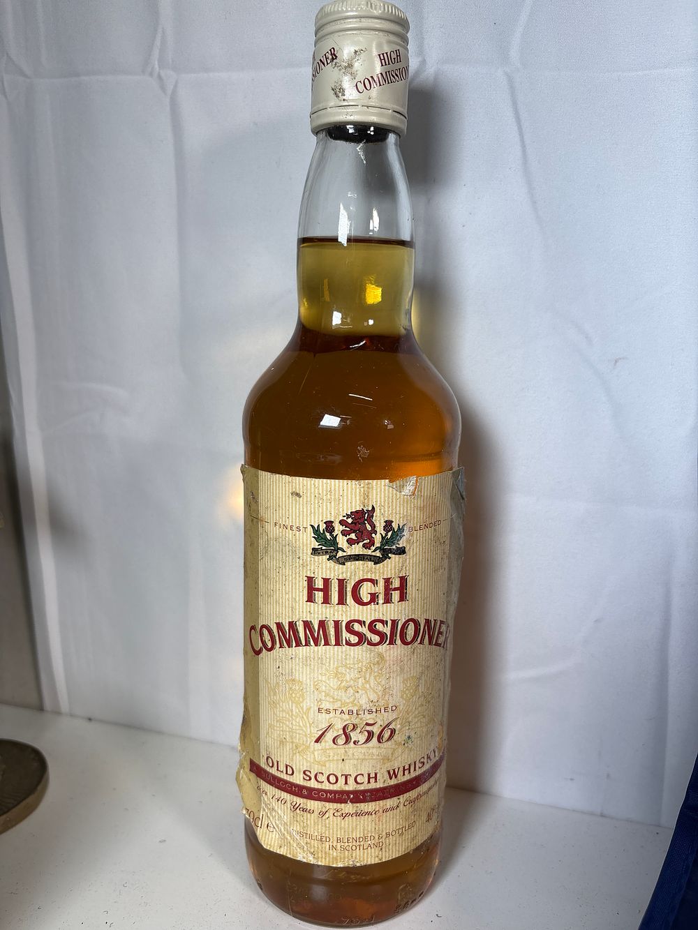 Lot 159: Sealed Bottle High Commissioner Scotch Whisky